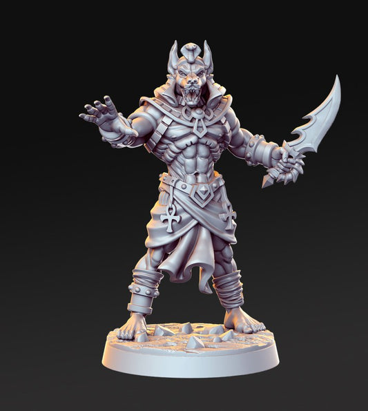 Anubti Warriors resin figure