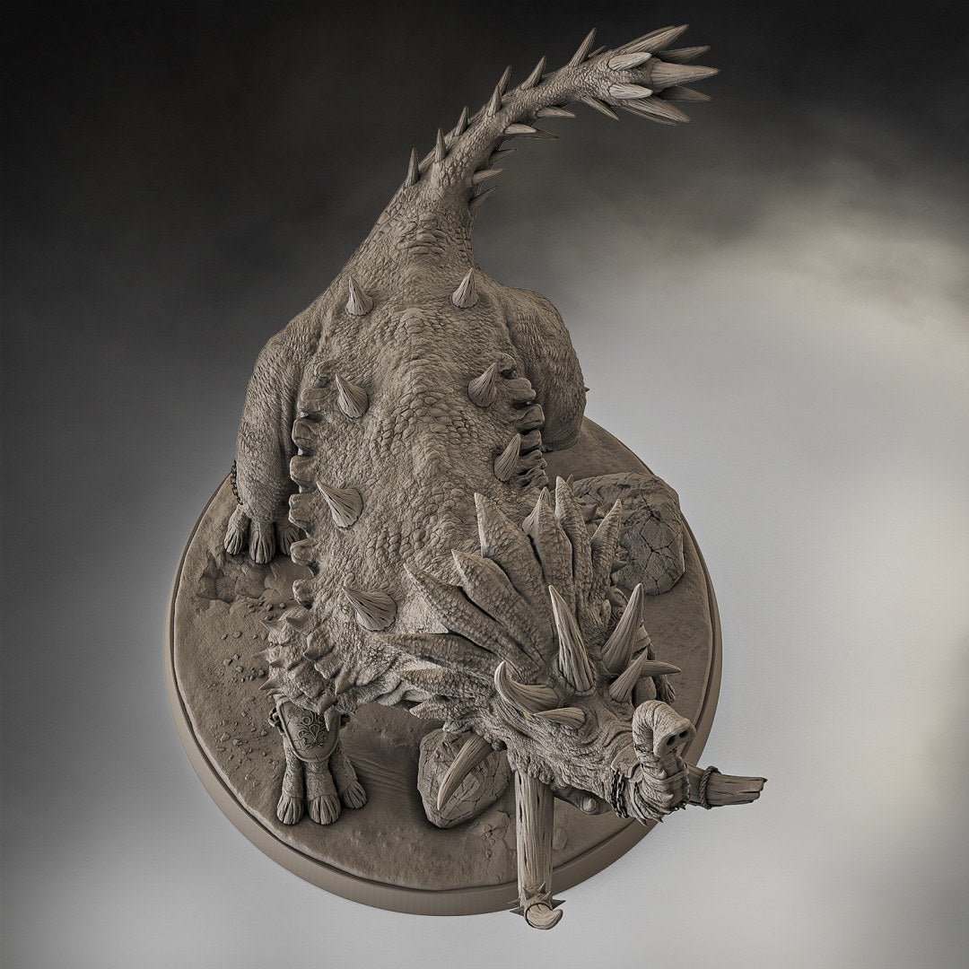 Titanodon resin figure