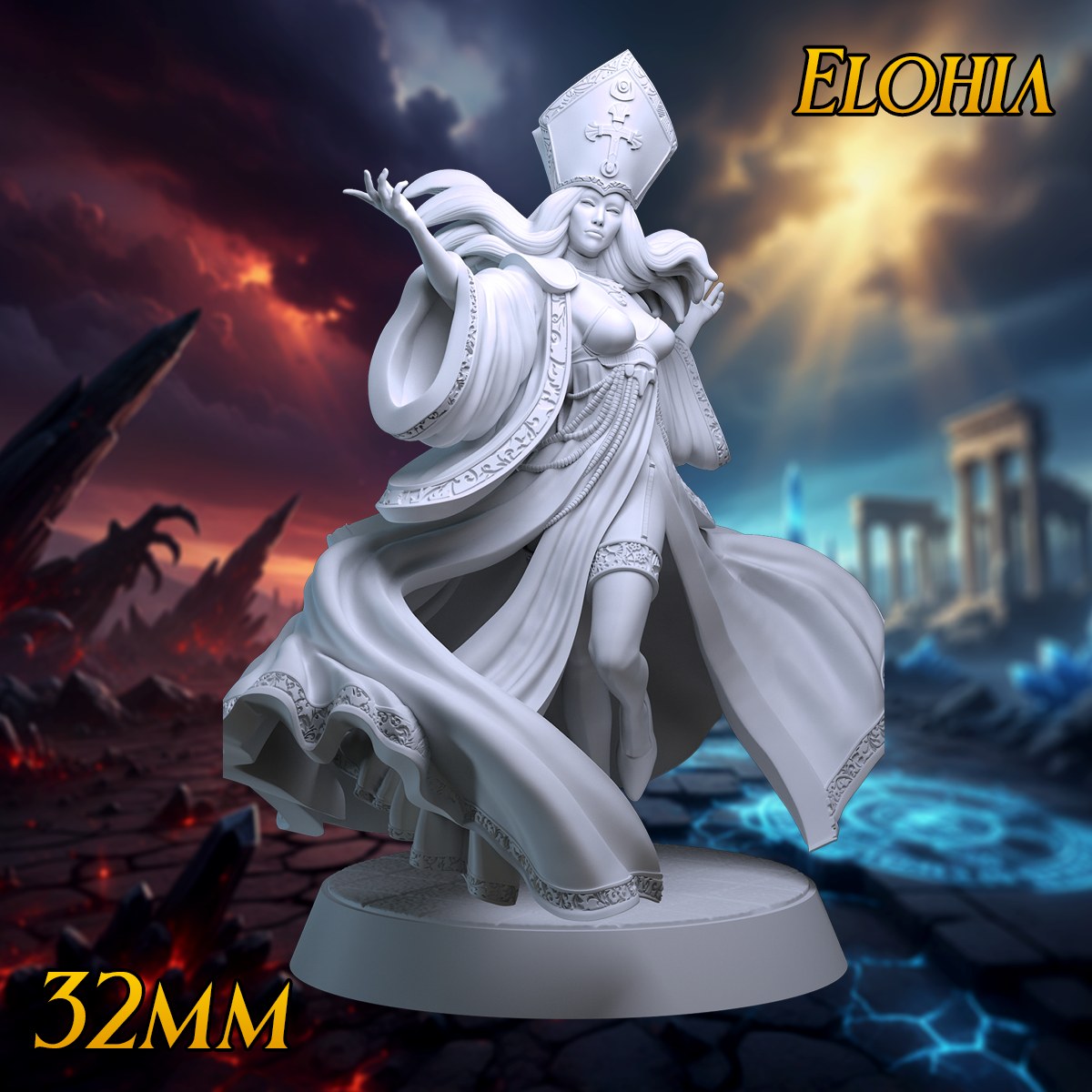 Elohia resin figure