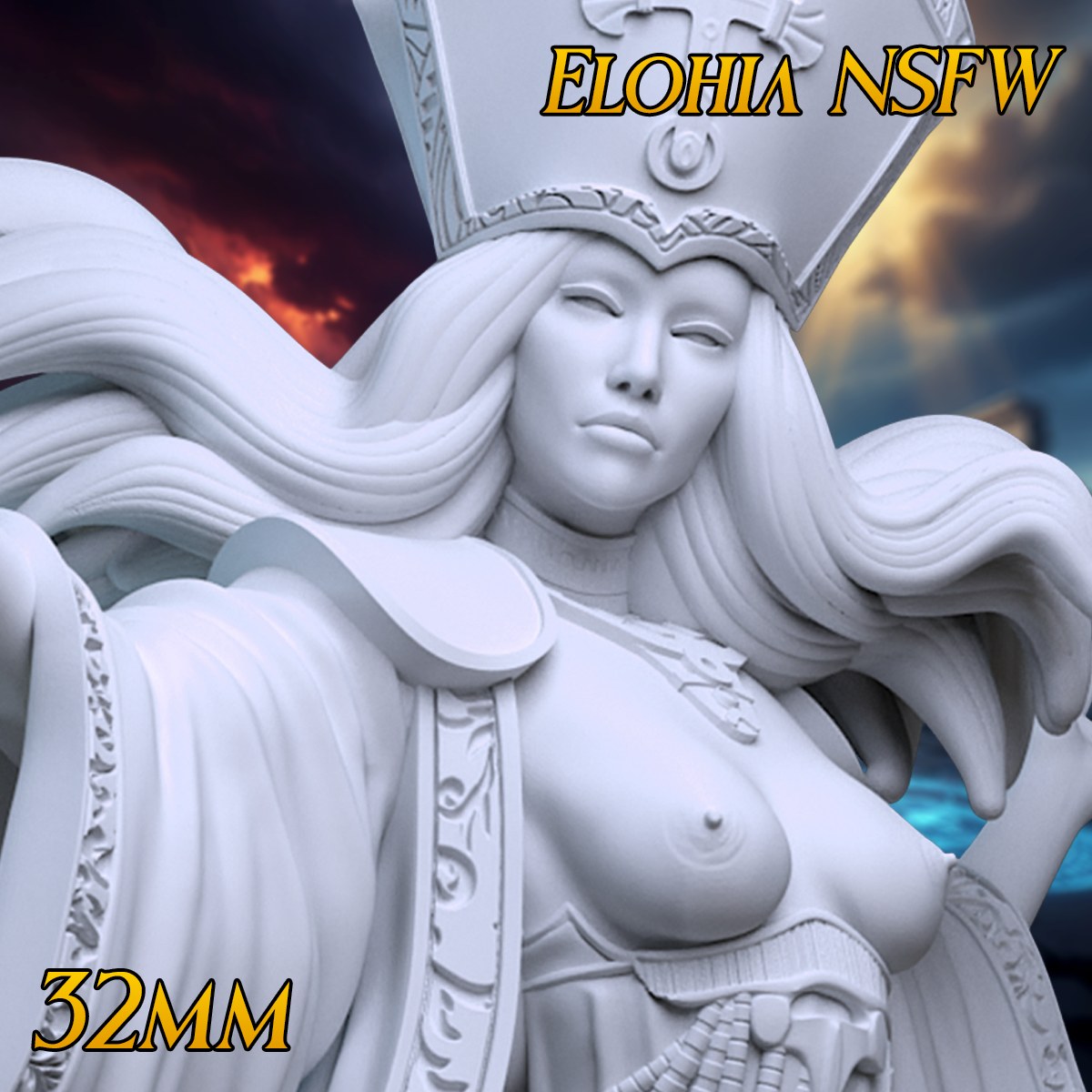 Elohia resin figure