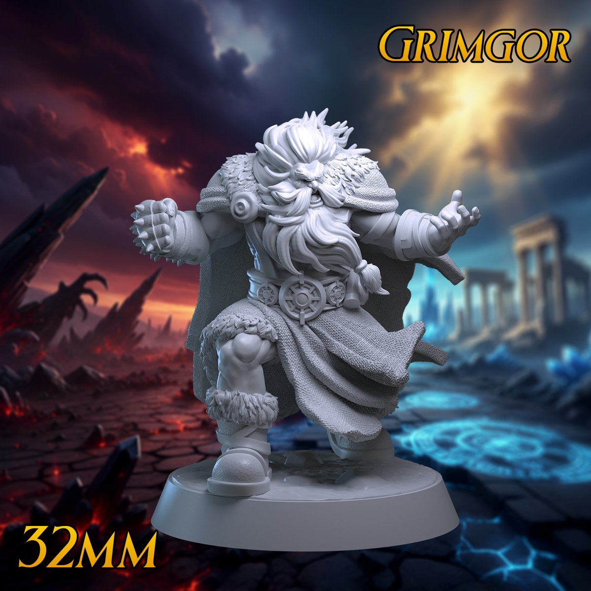 Grimgor resin figure
