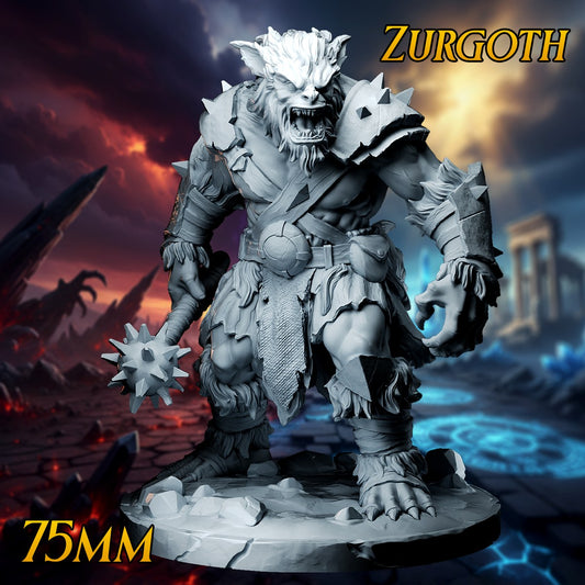 Zurgoth resin figure