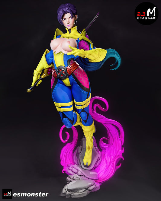 Psylocke resin figure