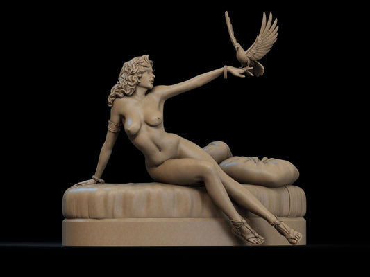 Pinup resin figure