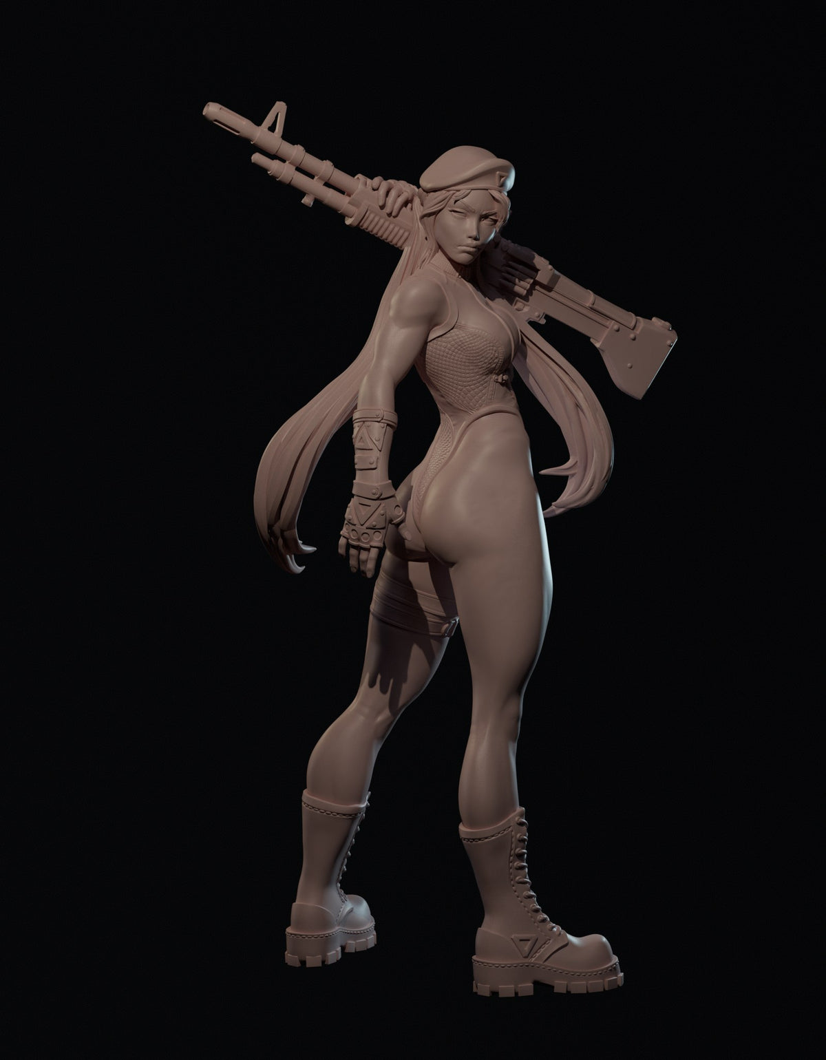 Sergeant Kelly resin figure