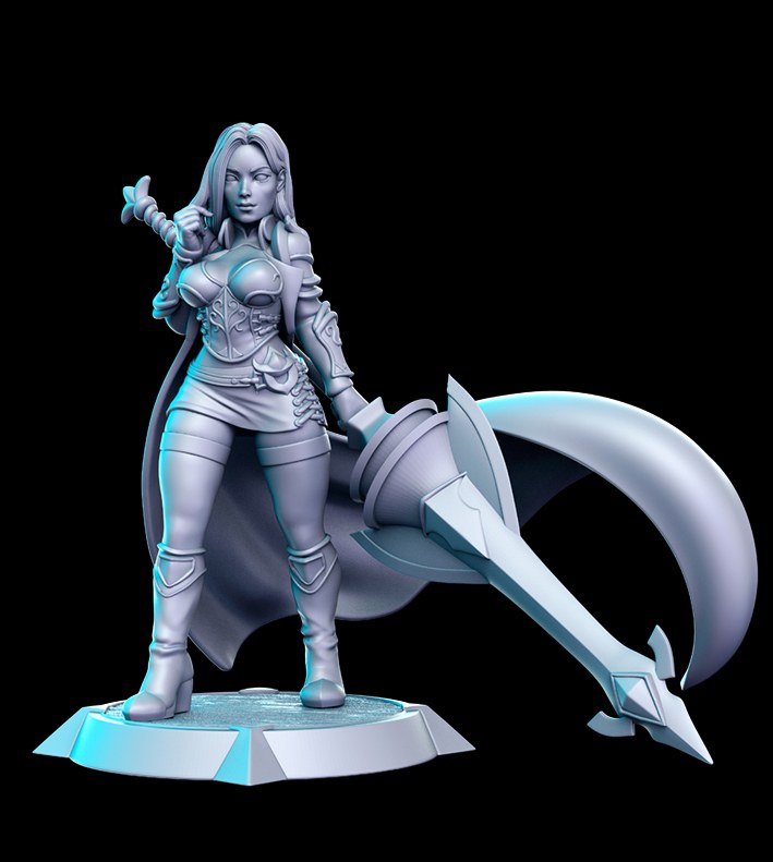 Order of the Iron Lily II (Knight Set) resin figure