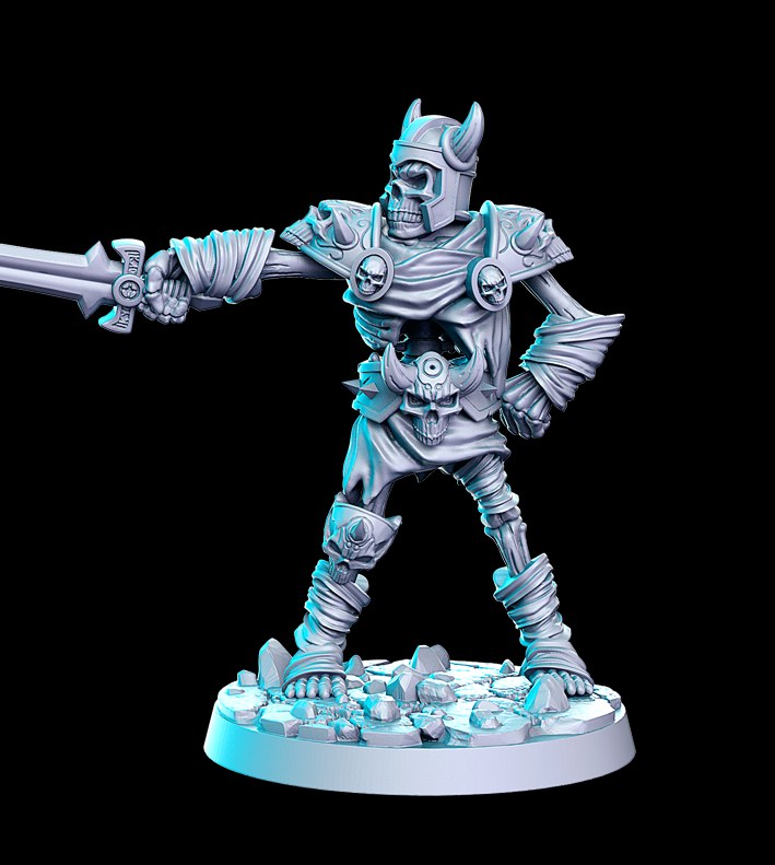 The Power of the Curse (Monster Set) resin figure