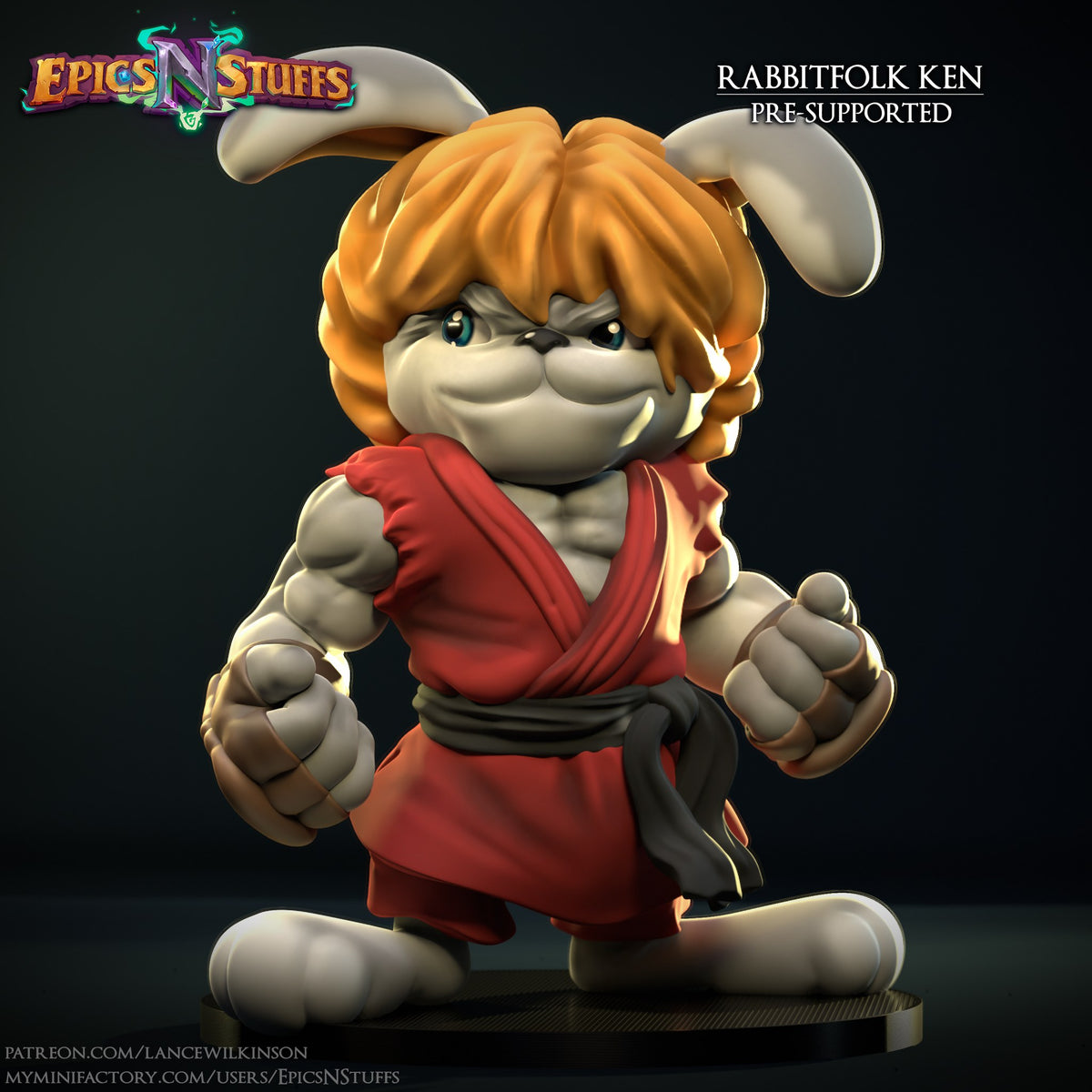 Rabbitfolk Ken resin figure
