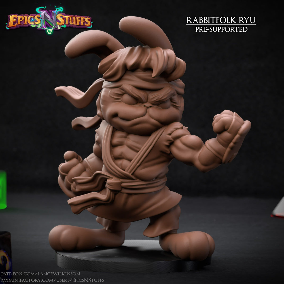 Rabbitfolk Ryu resin figure