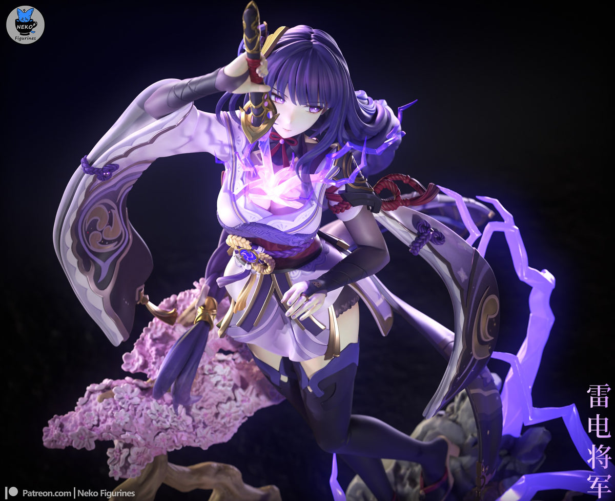 Raiden Shogun (Genshin Impact) resin figure
