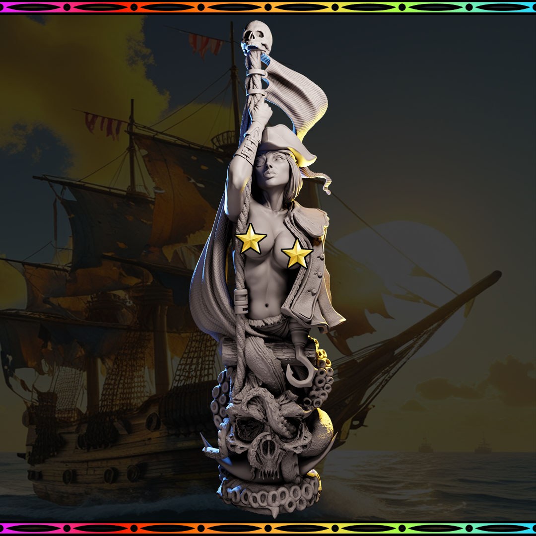 Ravena resin figure