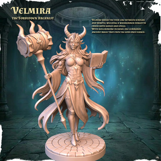 Velmira, the Forbidden Arcanist resin figure