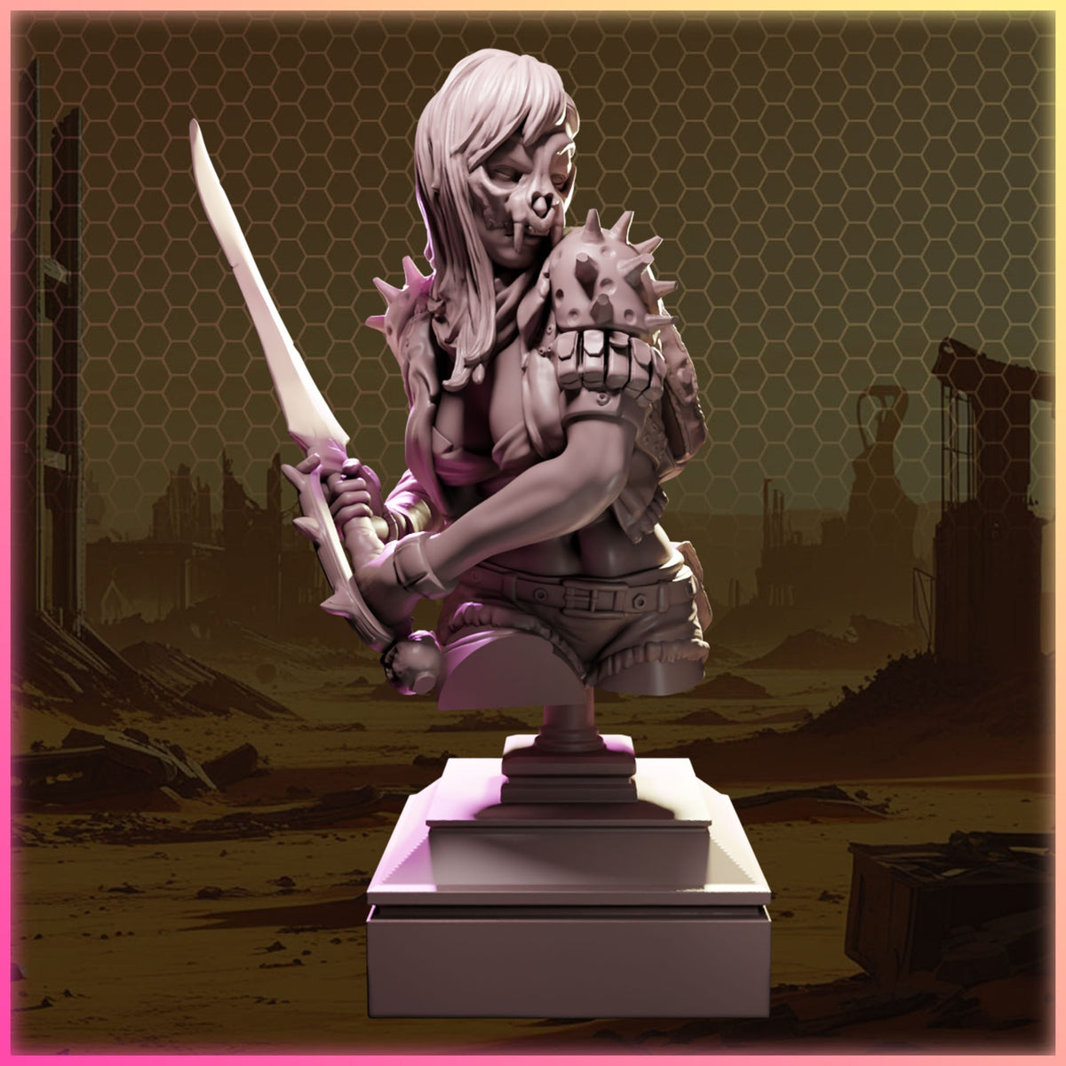 Rhayne Drakar resin figure