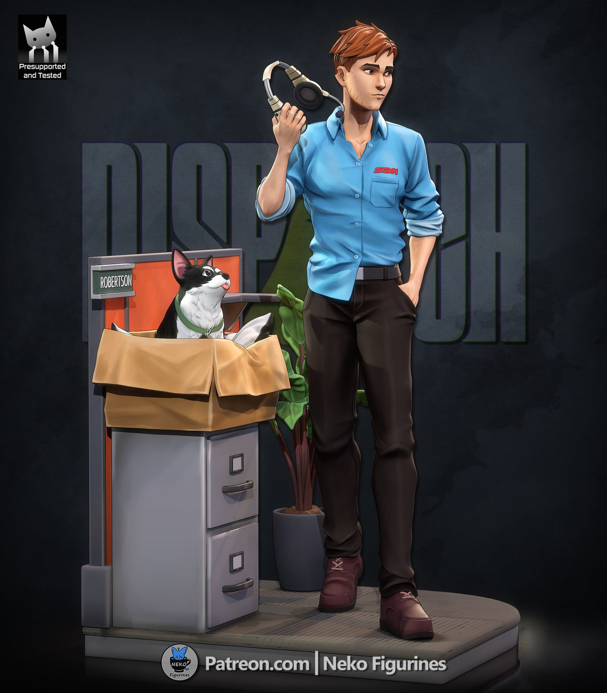 Robert resin figure
