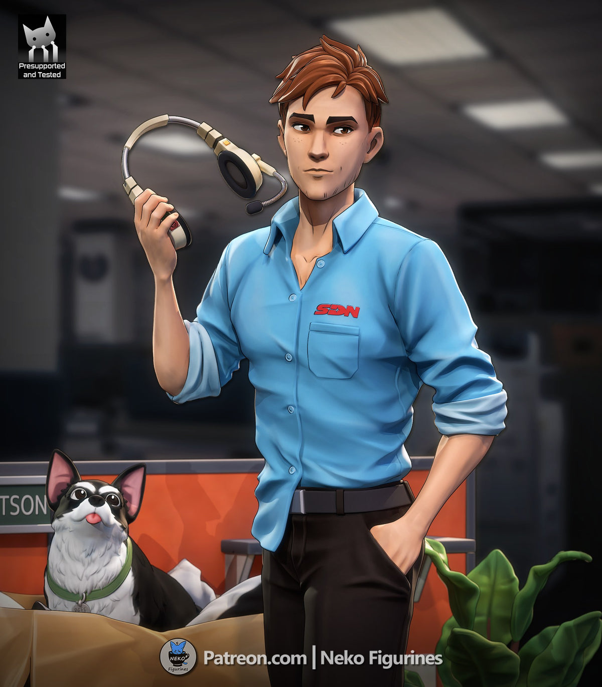 Robert resin figure