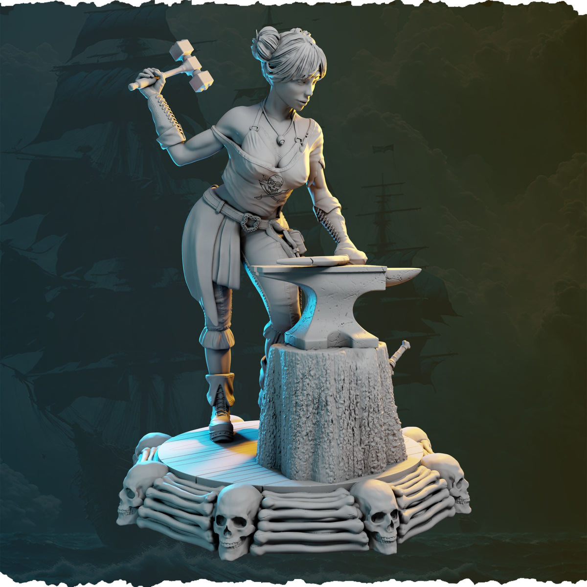 Rosanna Graham resin figure