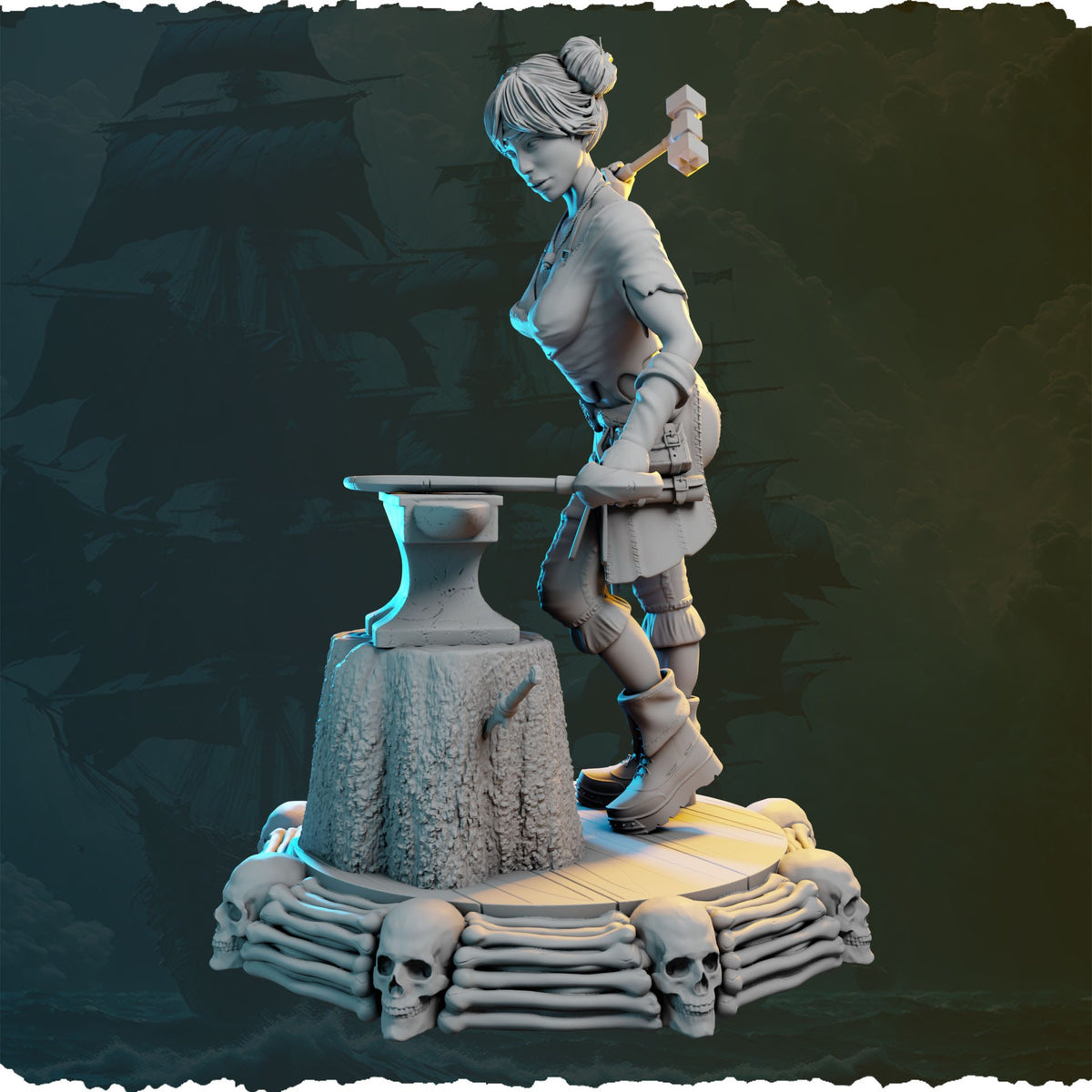 Rosanna Graham resin figure