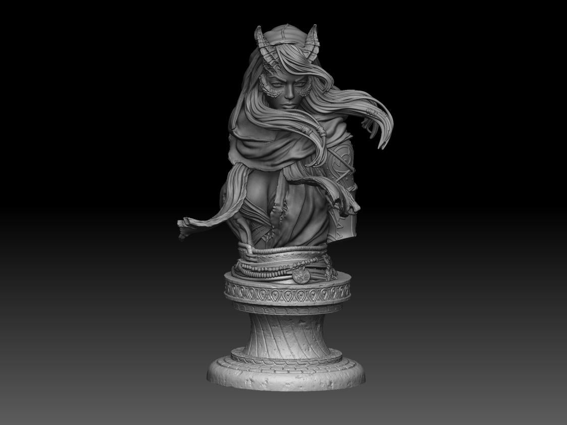 Rowena — Default | 3D Printed Figure | Art Piece | Nerikson | Nerdy Creations
