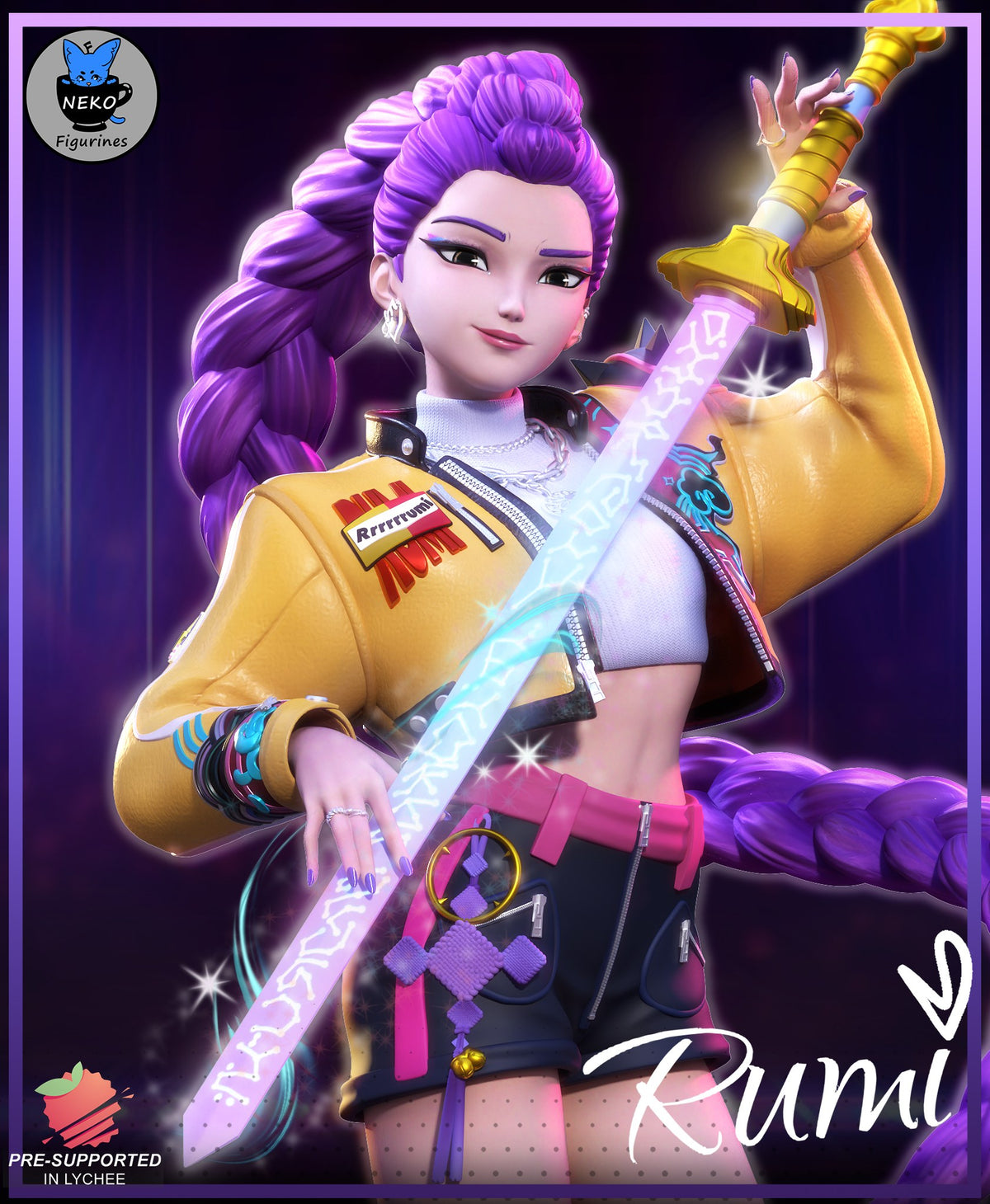 Rumi (Kpop Demon Hunters) resin figure
