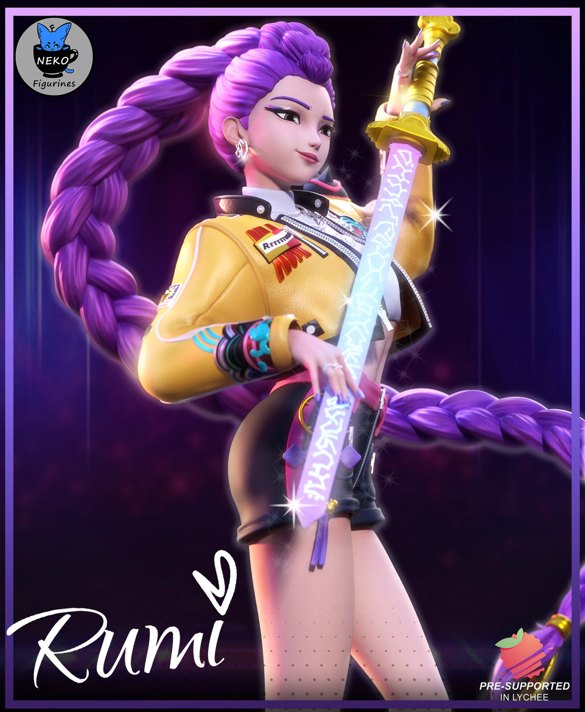 Rumi (Kpop Demon Hunters) resin figure
