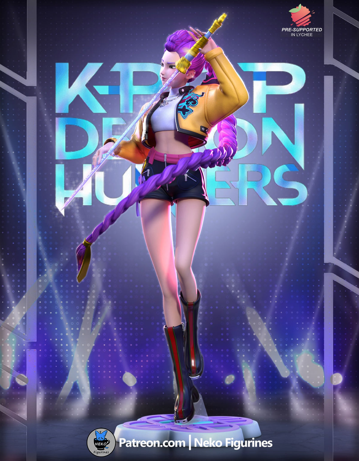 Rumi (Kpop Demon Hunters) resin figure