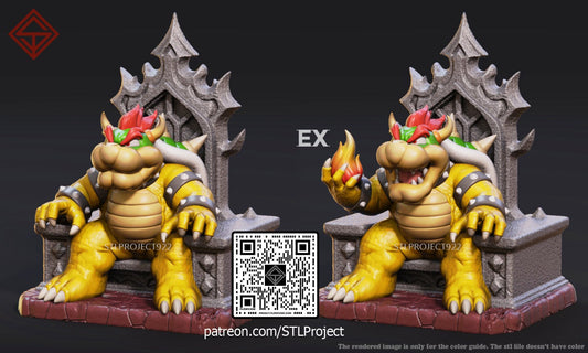 Bower on Throne resin figure
