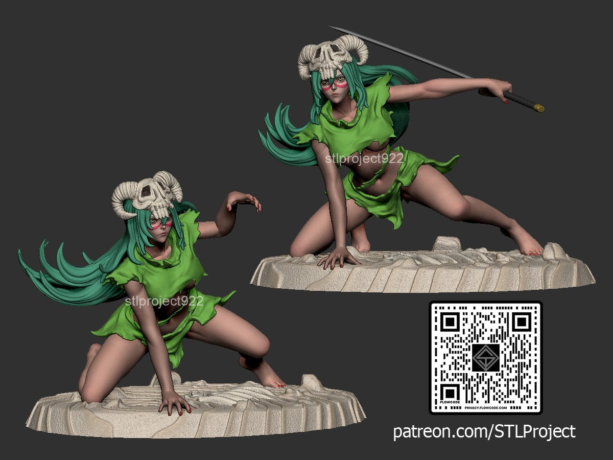 Nelliel resin figure