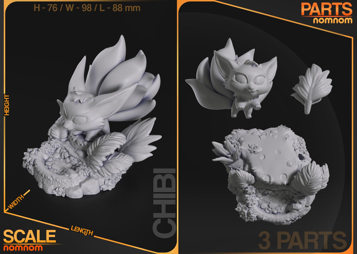 Chibi Kurama resin figure