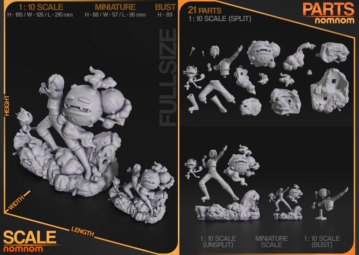 James resin figure