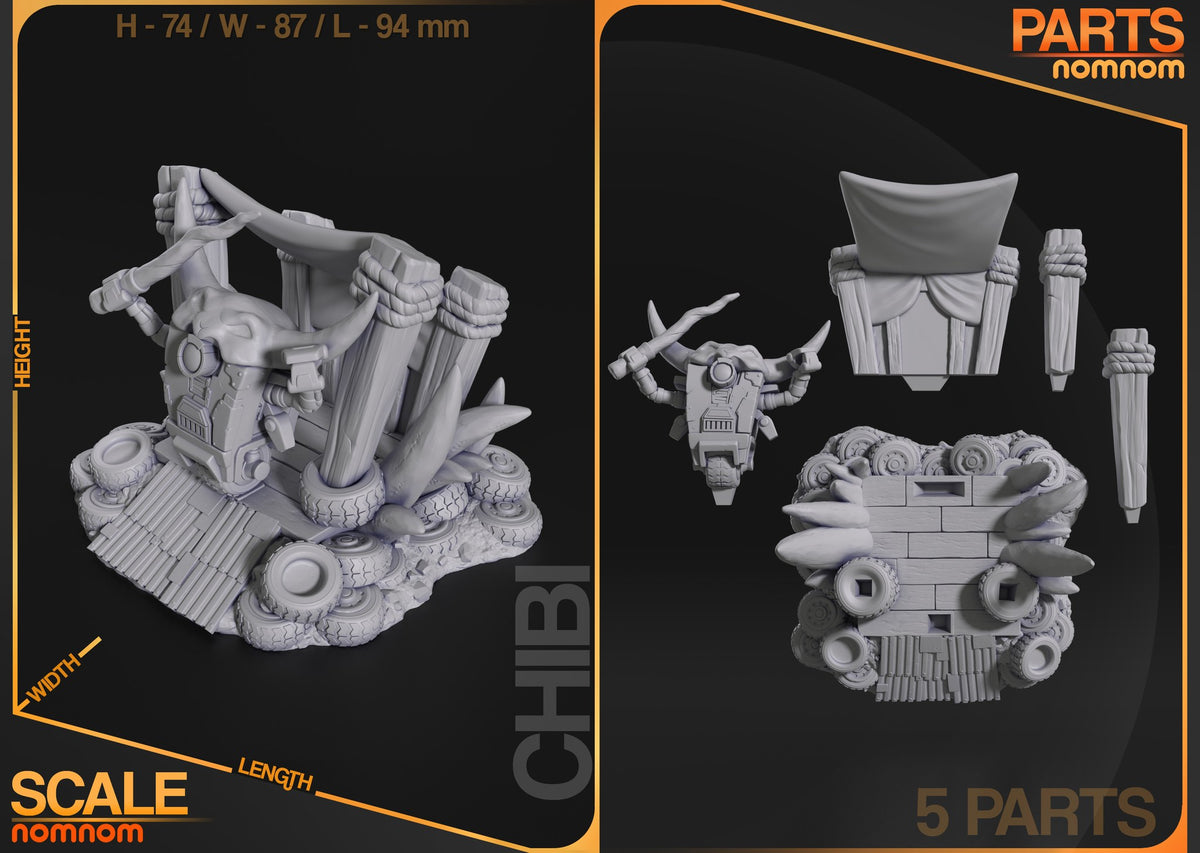Chibi Claptrap resin figure