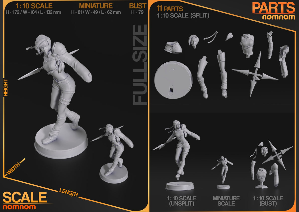 Yuffie Kisaragi resin figure