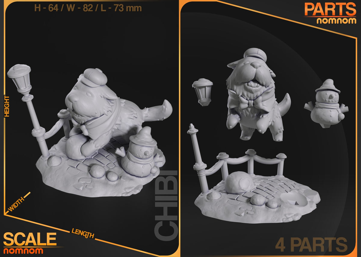 Chibi Bond resin figure