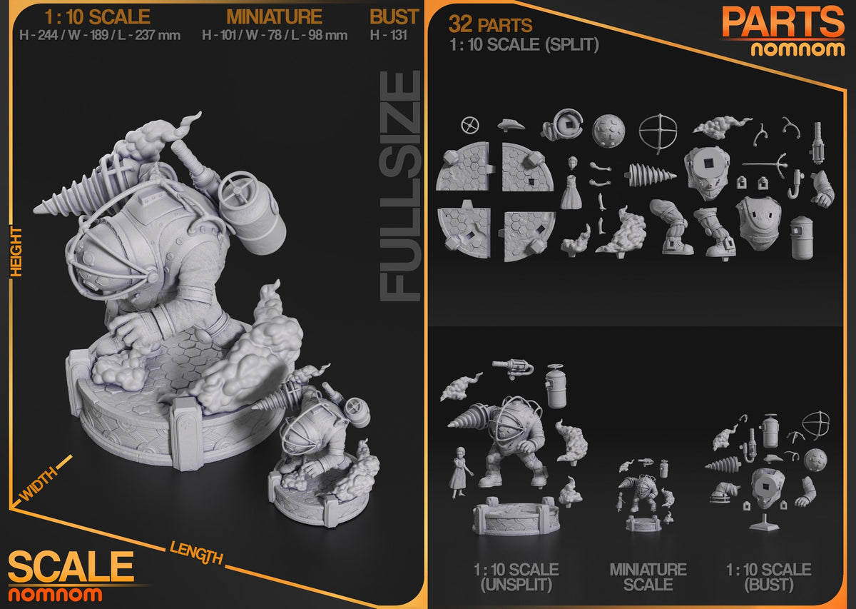 Big Daddy Bouncer resin figure
