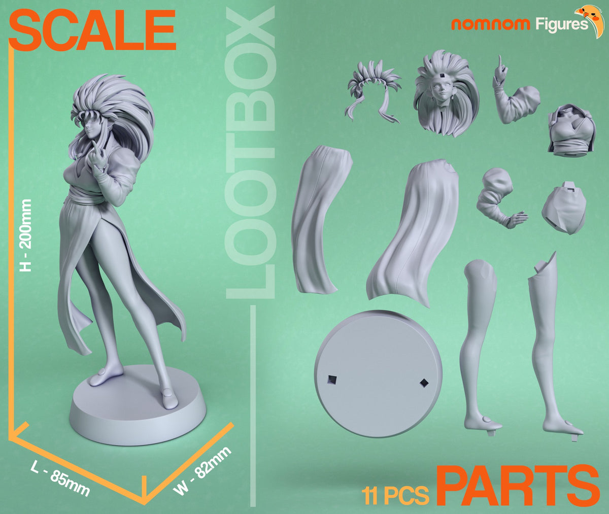 Ryoko resin figure