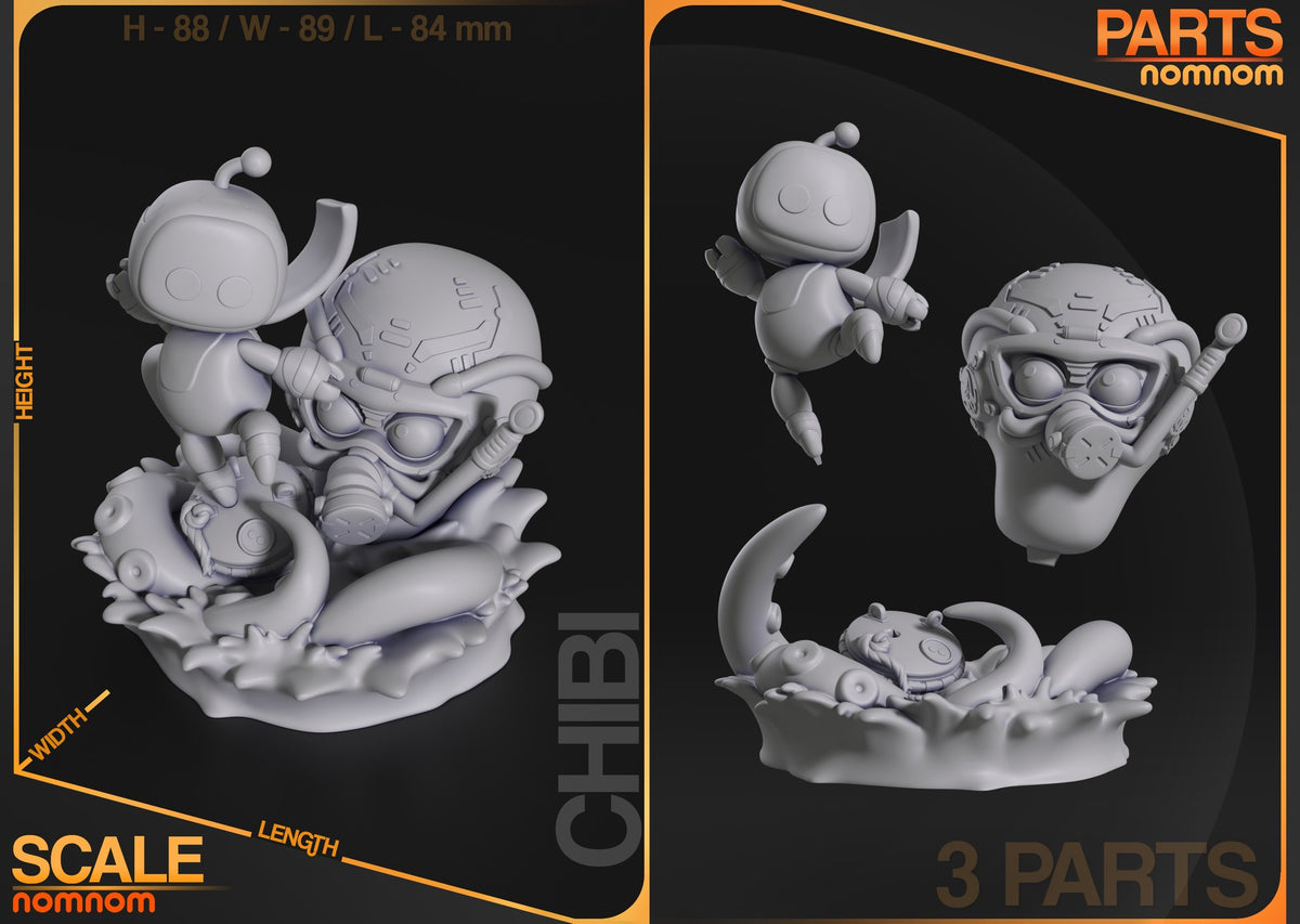 Astro Bot resin figure