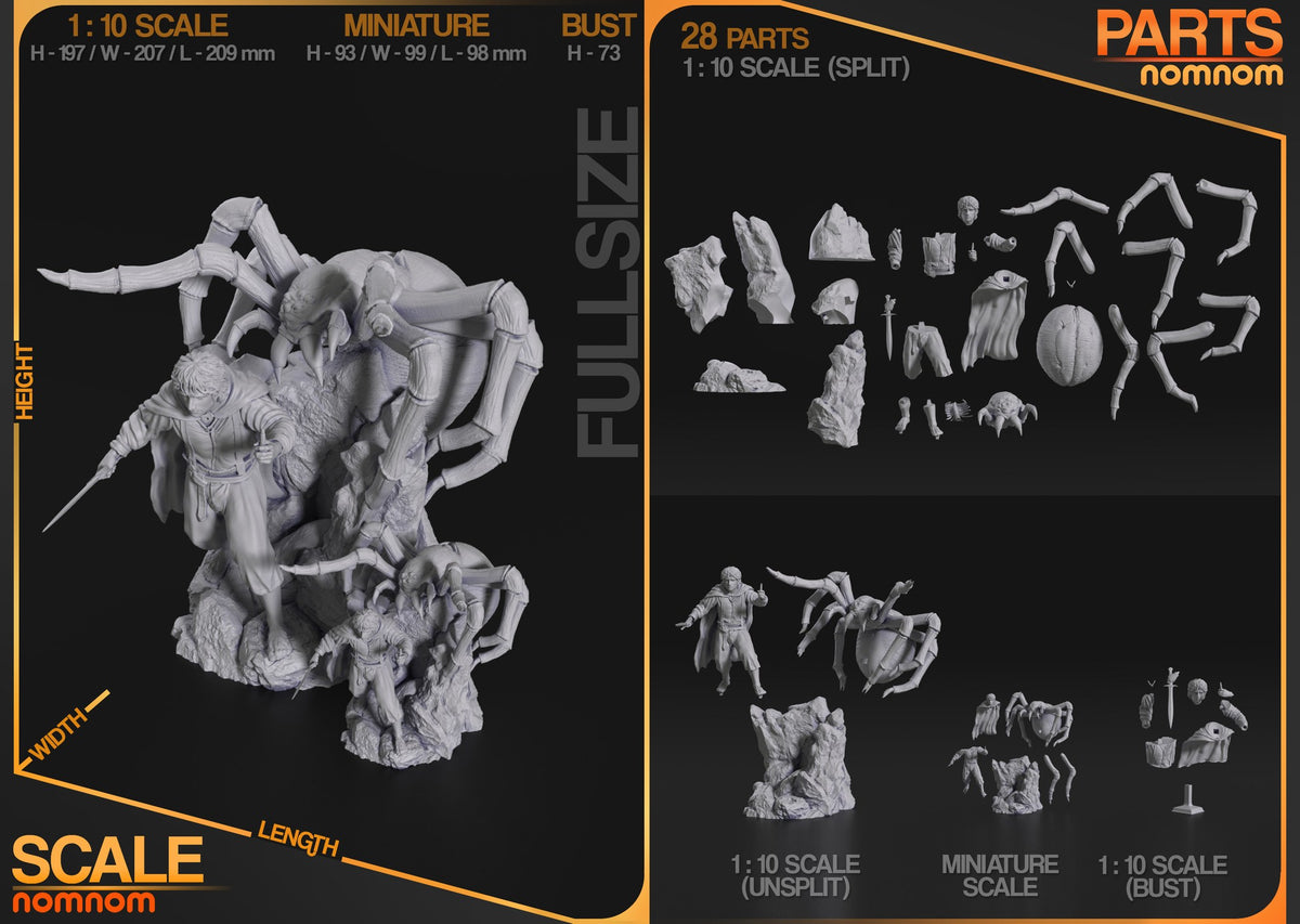 Frodo Baggins resin figure