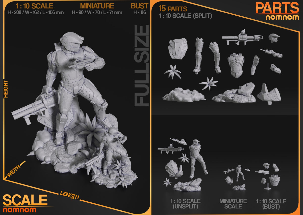 Master Chief resin figure