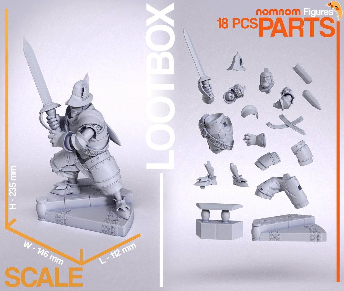 Adelbert Steiner resin figure
