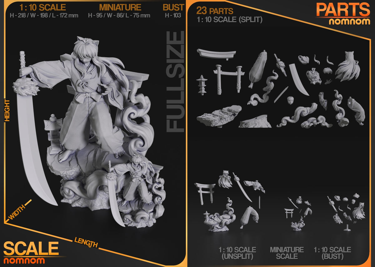 Inuyasha resin figure