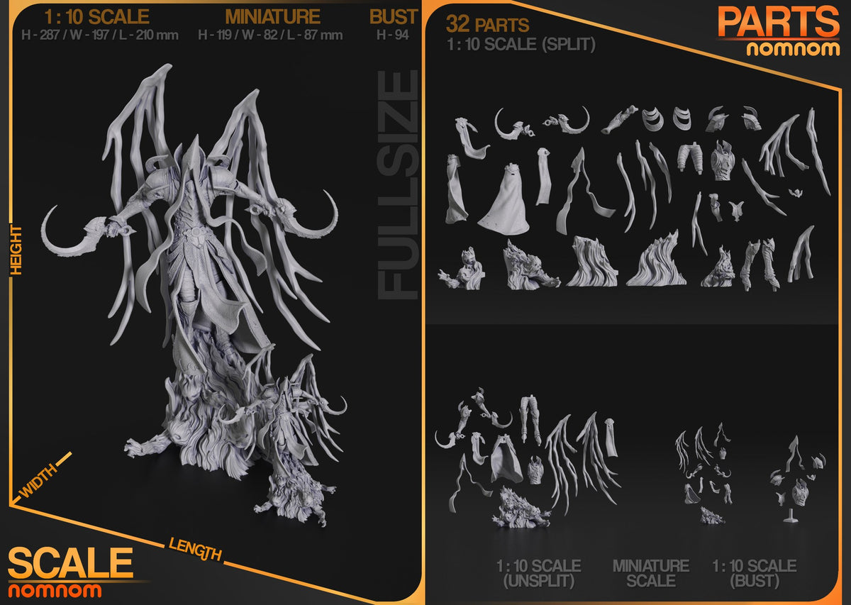 Malthael resin figure