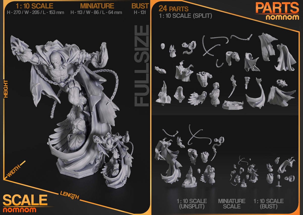Spawn resin figure