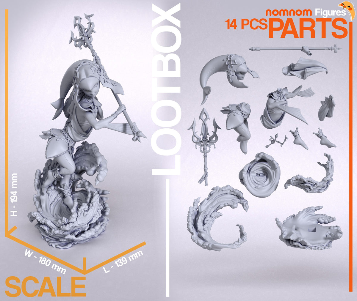 Mipha resin figure