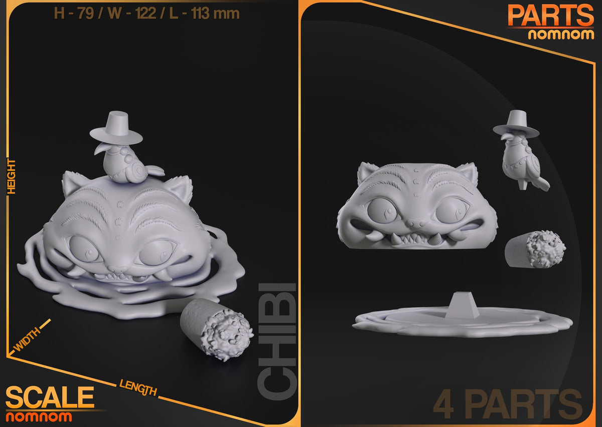 Chibi Derpy Tiger resin figure