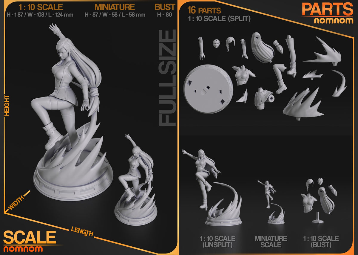 Tifa Lockhart resin figure