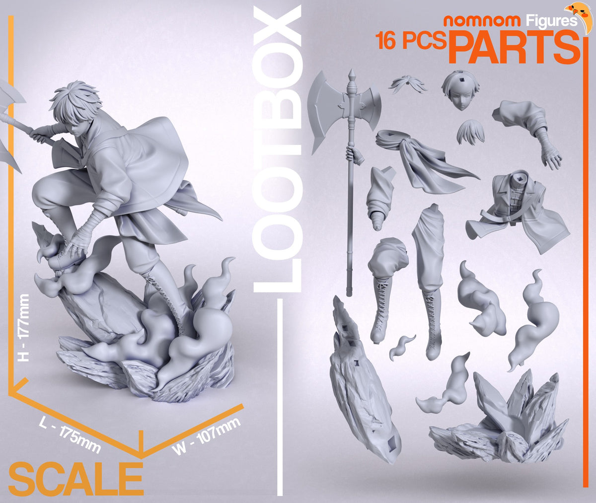 Stark resin figure