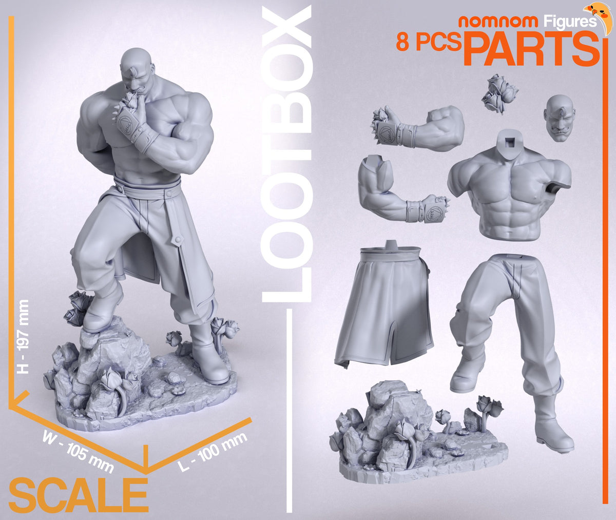 Alex Louis Armstrong resin figure