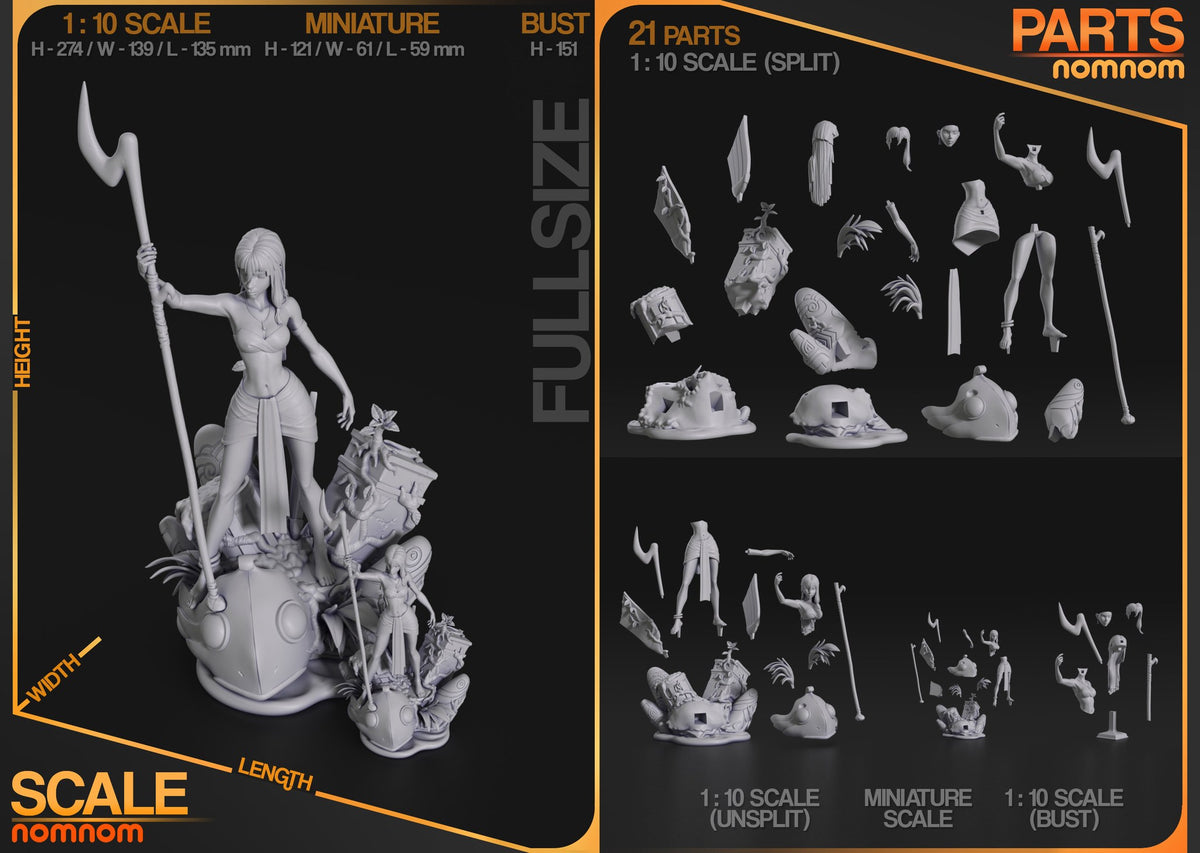 Kida resin figure