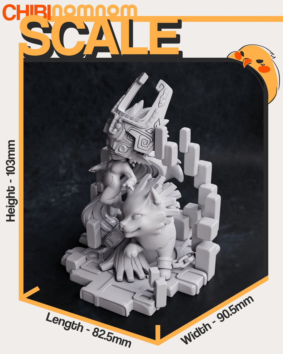 Chibi Midna resin figure