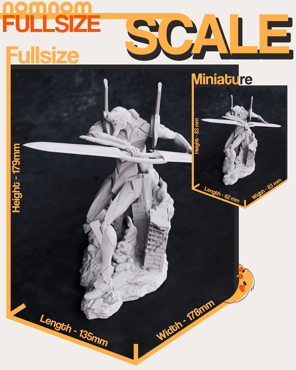 Evangelion Unit-02 resin figure