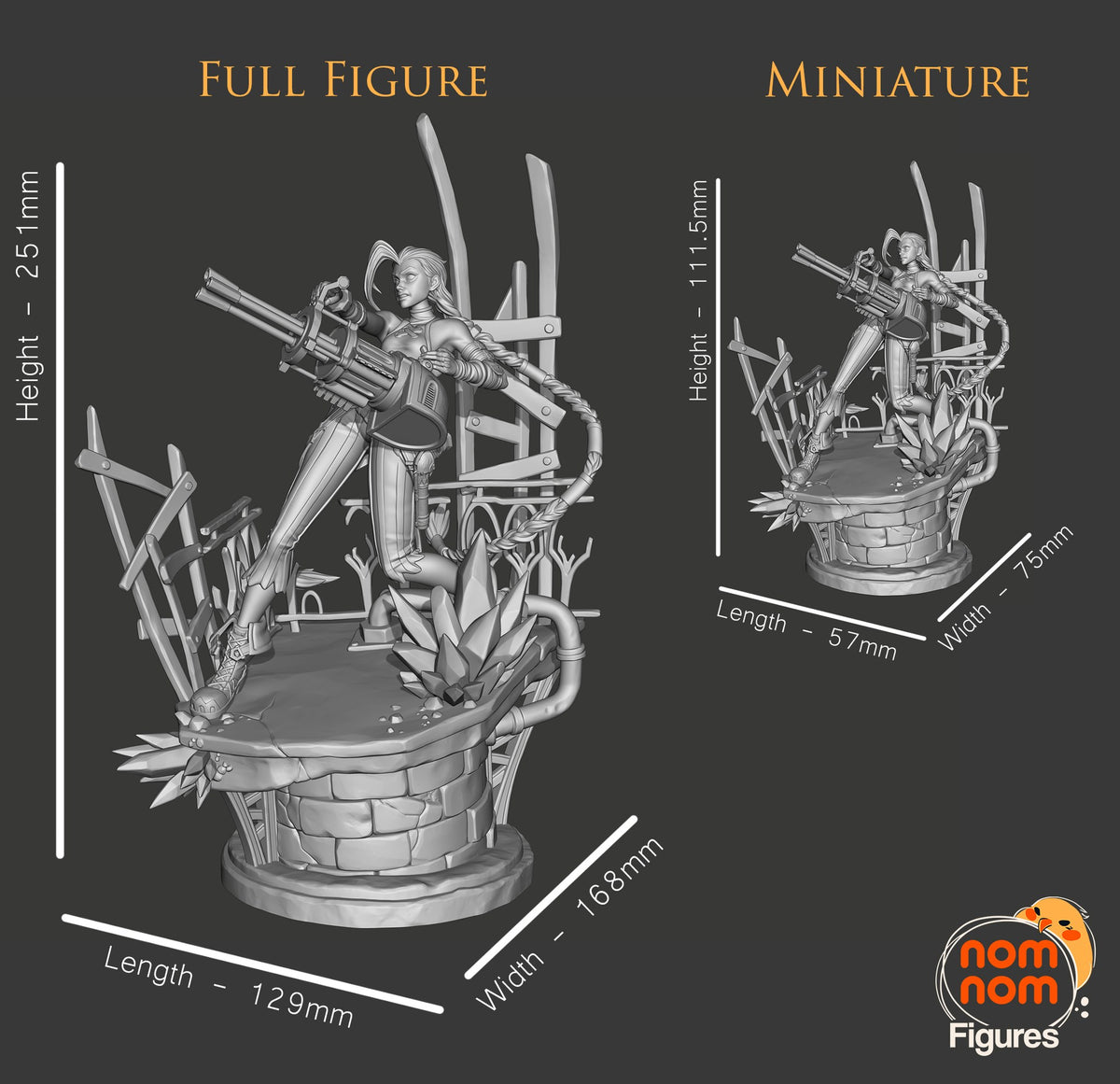 Jinx resin figure